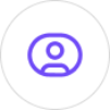 Purple person icon
