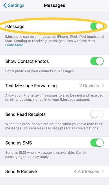 imessage settings 2