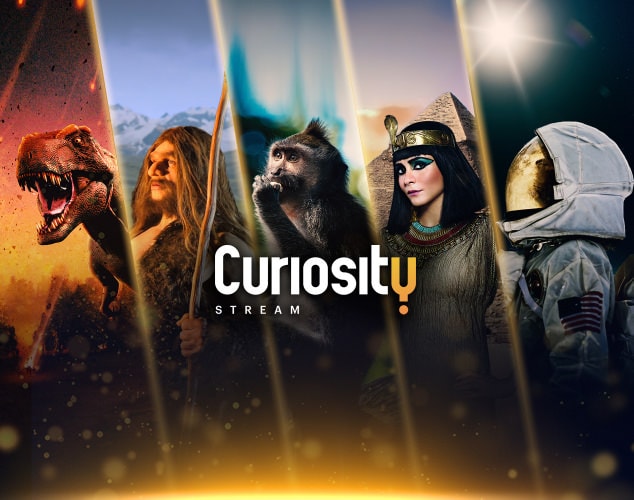 Mitad de imagen haciendo streaming de SVOD Curiosity