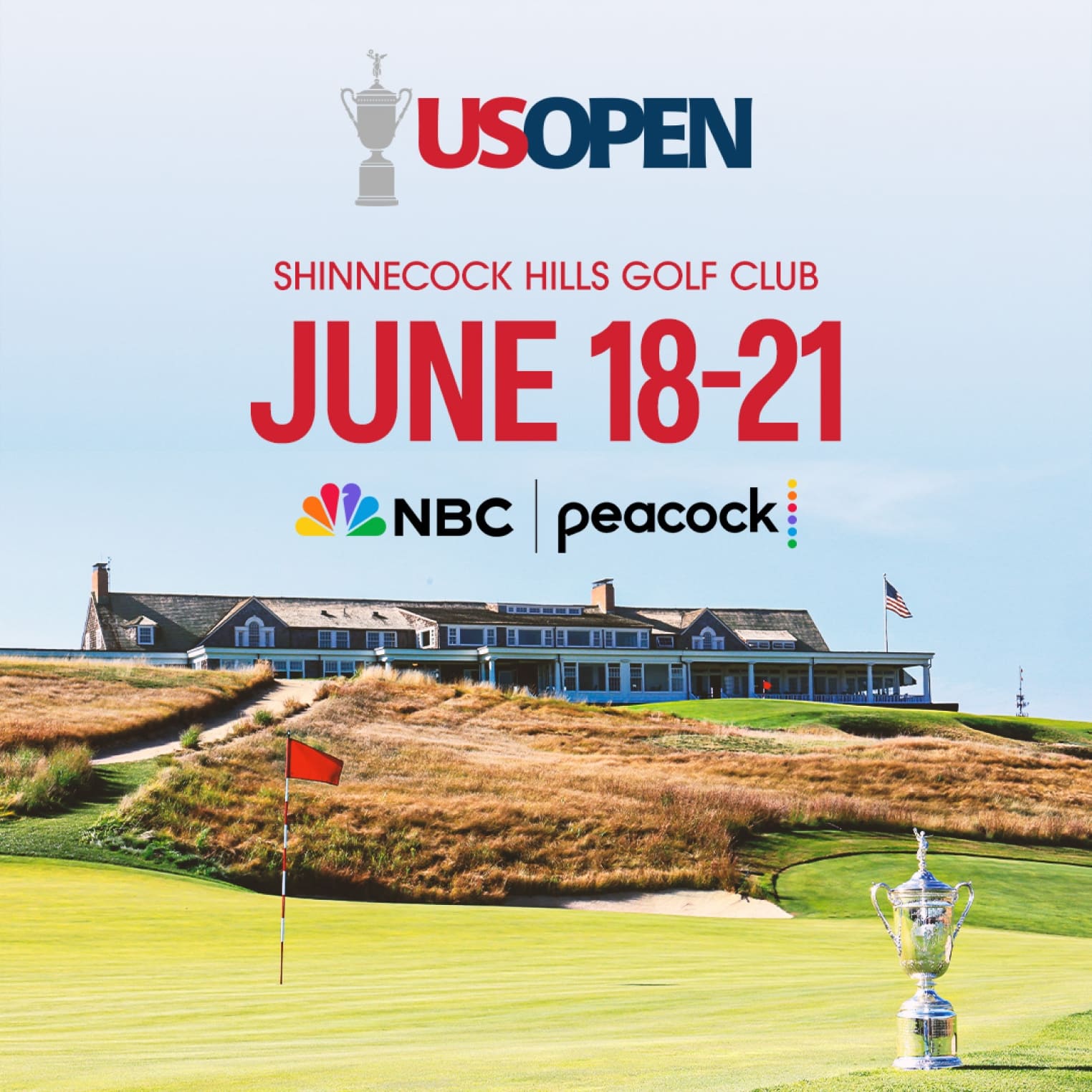 Us Open Shinnecock Hills Golf Club June 18-21 Presented by NBC and Peacock