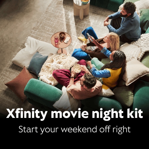 Xfinity movie night kit. Start your weekend off right